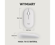 Logitech M350s Pebble Mouse 2 biały - 1172757 - zdjęcie 13